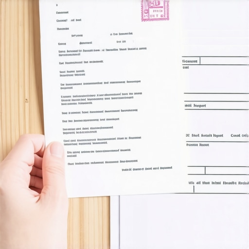 Official Certified Mail for Credit Disputes A person holding a certified mail receipt for an official credit bureau dispute.