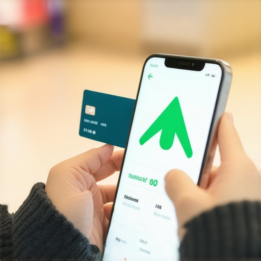Optimizing Retail Card Credit Impact Person checking credit score on phone while holding a store credit card