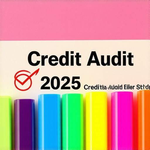 A physical credit report folder with evidence documents for disputing errors.