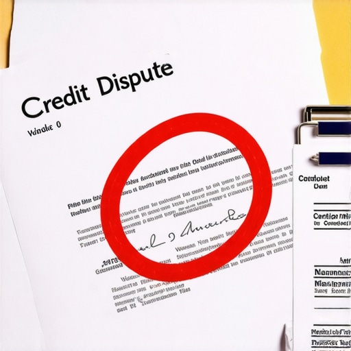 Organized Credit Dispute Evidence A detailed view of a credit dispute letter with court documents and certified mail receipts used for manual review.
