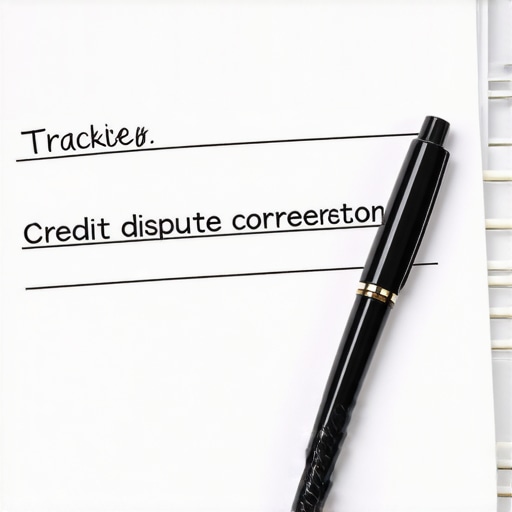 Organized Credit Dispute Log System A physical record keeping system for tracking FICO dispute letters and bureau communications.