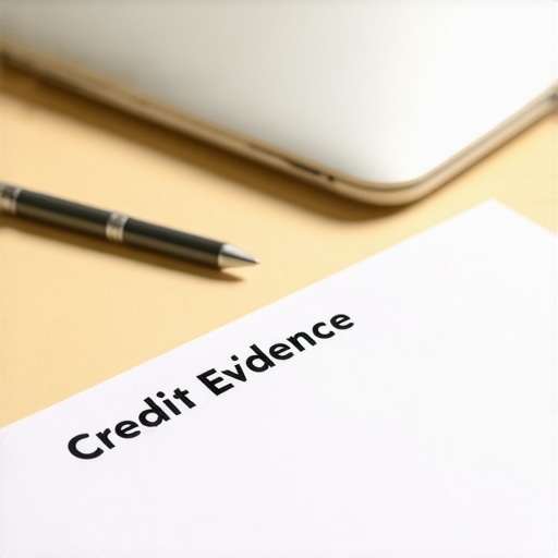 Physical Credit Evidence Log and Certified Mail A physical evidence log folder with certified mail receipts used for manual credit report auditing and dispute management.