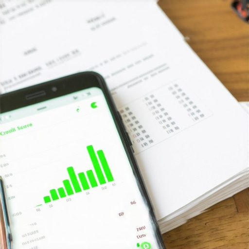 A visual representation of improving credit scores to qualify for phone financing.