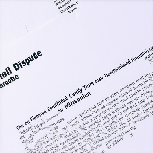 A certified mail envelope and a credit dispute letter on a wooden desk.