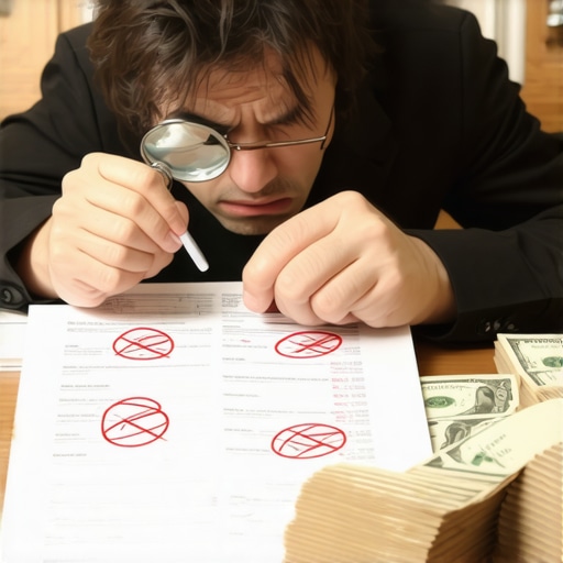A detailed audit of a credit report to find re-aged debts and collection errors.