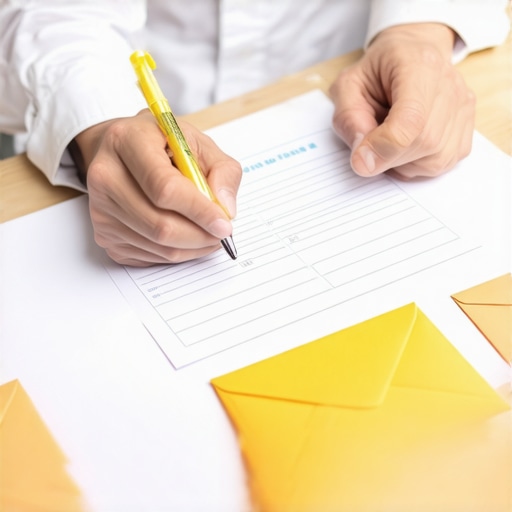 A desktop with credit reports, envelopes, and a highlighter representing a structured credit repair process
