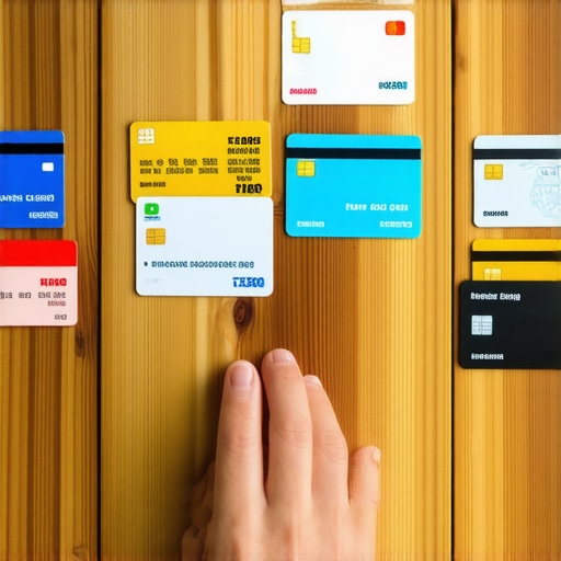 Organizing store and bank credit cards for better credit mix.