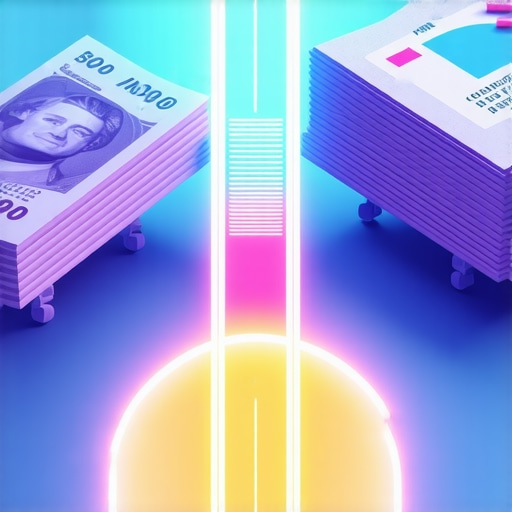 Illustration of utility bills being linked to a credit score meter to show financial progress