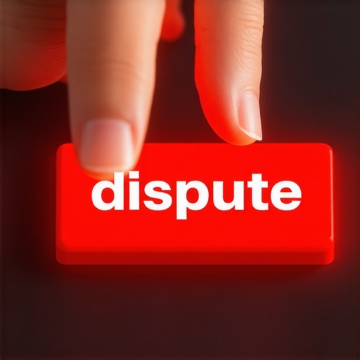 A hand about to click an online dispute button on a computer screen illustrating the risk of waiving legal rights.