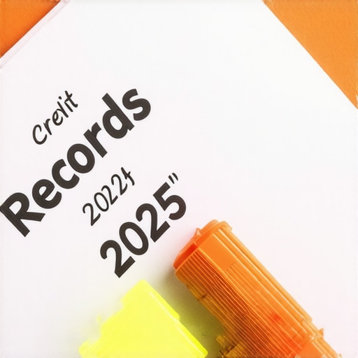 Organized physical credit dispute records and legal documents