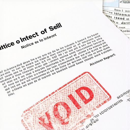 Legal documents and credit reports showing a voided repossession notice.