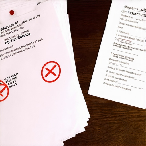 A desk showing a certified mail receipt and credit report audit for FICO improvement.